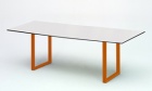 Tisch Rom HPL mit Stahl lackiertem Rahme<br>