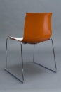 Stuhl Catifa 46 orange/weiss, auf Kufe
